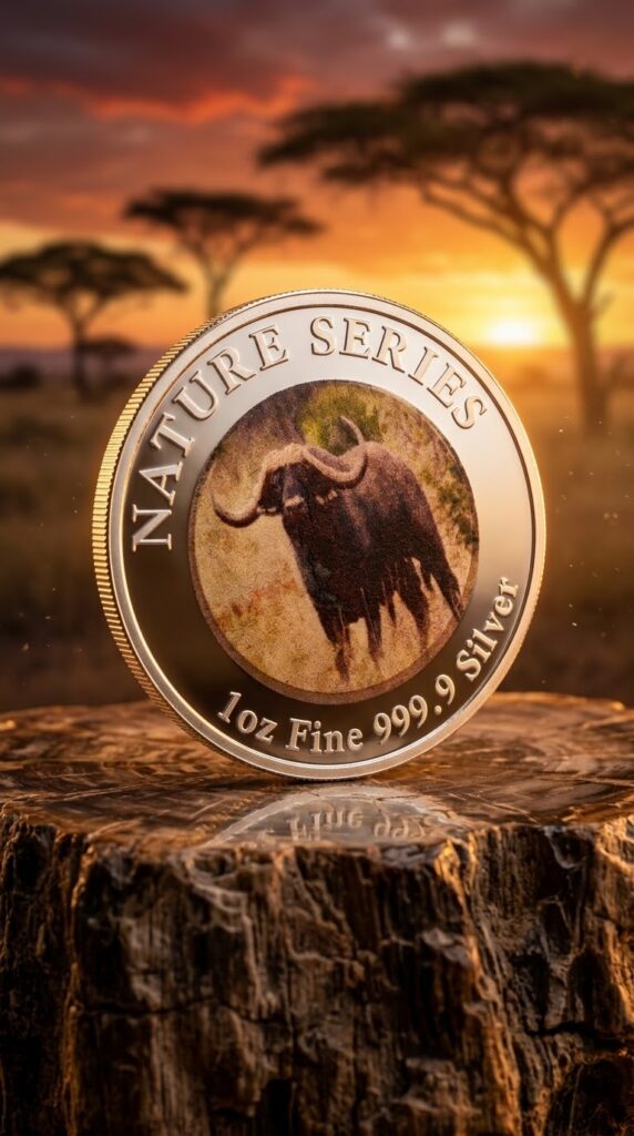 2024 Nature Series – African Buffalo – 1 oz Silver