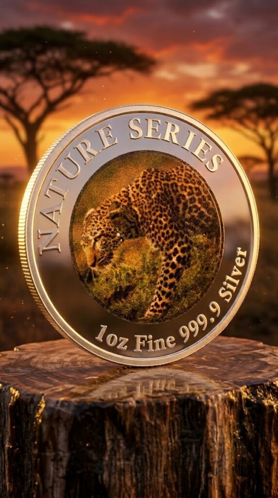 2024 Nature Series – African Leopard – 1 oz Silver