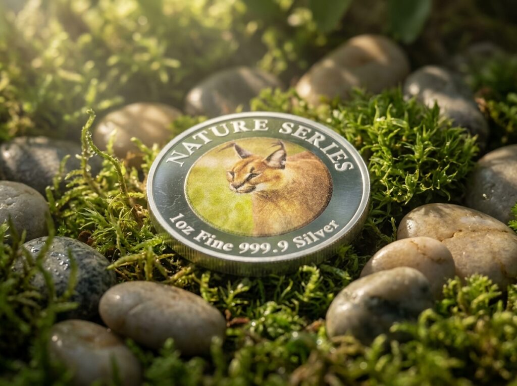 2025 Nature Series – Caracal – 1 oz Silver